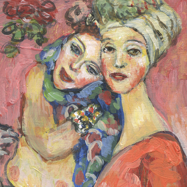 BFFs after Gustav Klimt