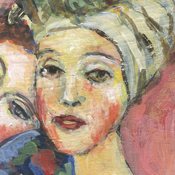 BFFs after Gustav Klimt