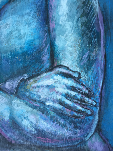 Meditation in Blue- A Homage to Picasso