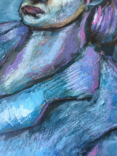 Meditation in Blue- A Homage to Picasso