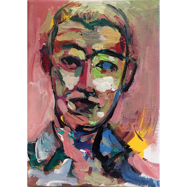 Bright Coloured Fauvist Impressionist Portrait