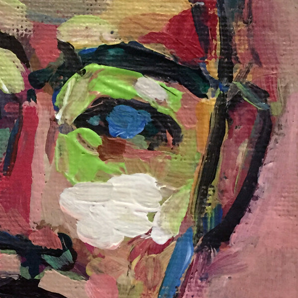Bright Coloured Fauvist Impressionist Portrait