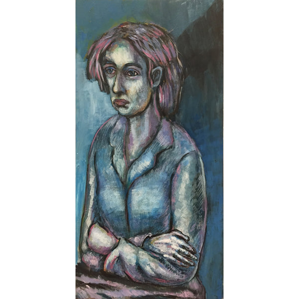 Meditation in Blue- A Homage to Picasso