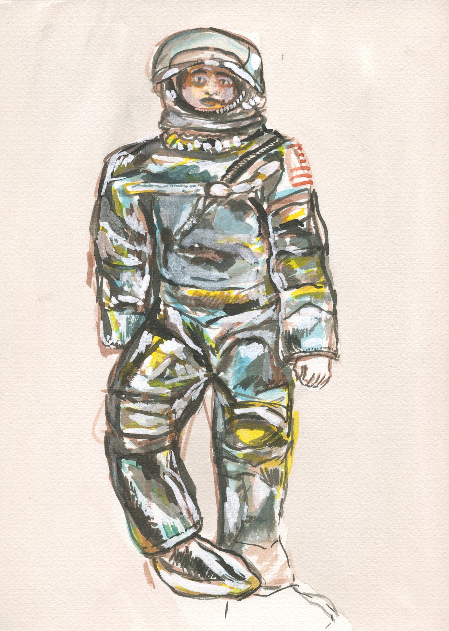 GIJoe Mercury Man Watercolour