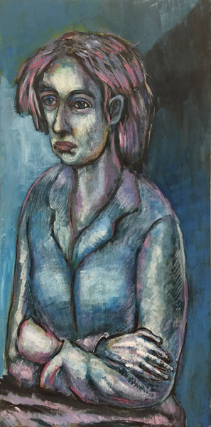 Meditation in Blue- A Homage to Picasso